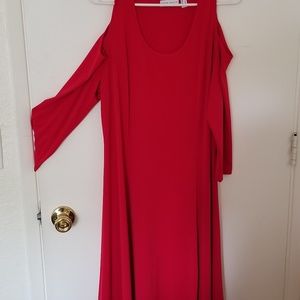 Sexy cold shoulder dress